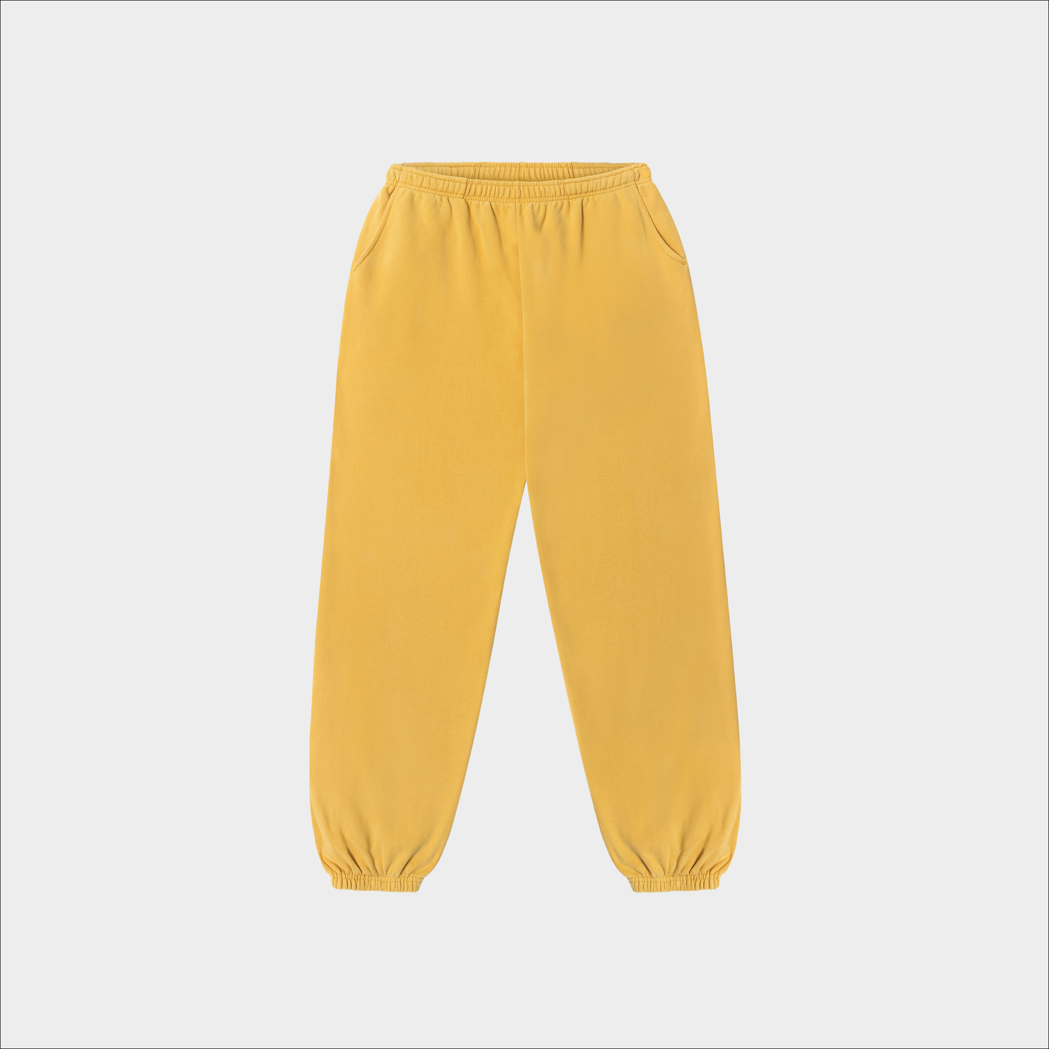 Enzyme Washed Sweatpant 'Mustard' - Frederick Scott