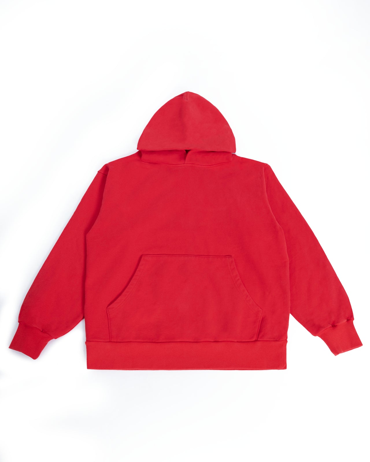 Enzyme Washed Hoodie 'Red'